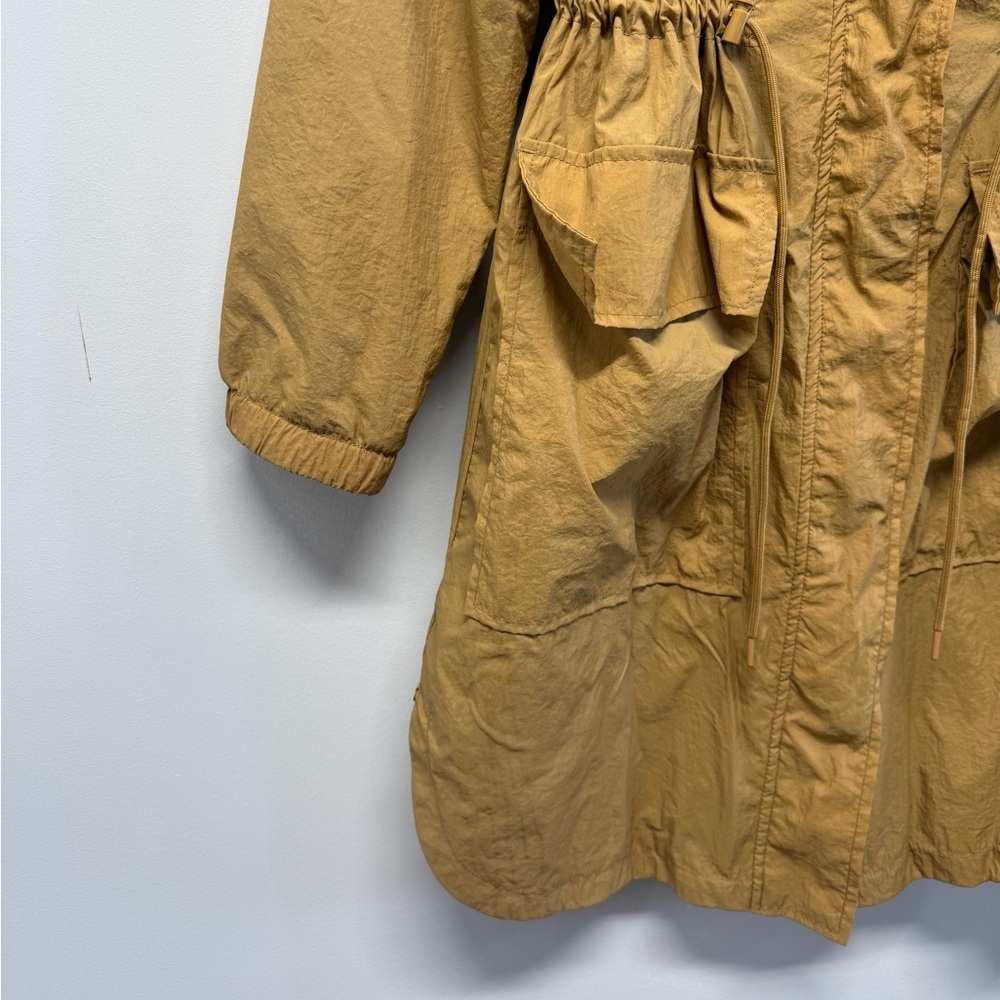 A New Day Women's Tan Hooded Water Resistant Jacket Small - Picture 5 of 12